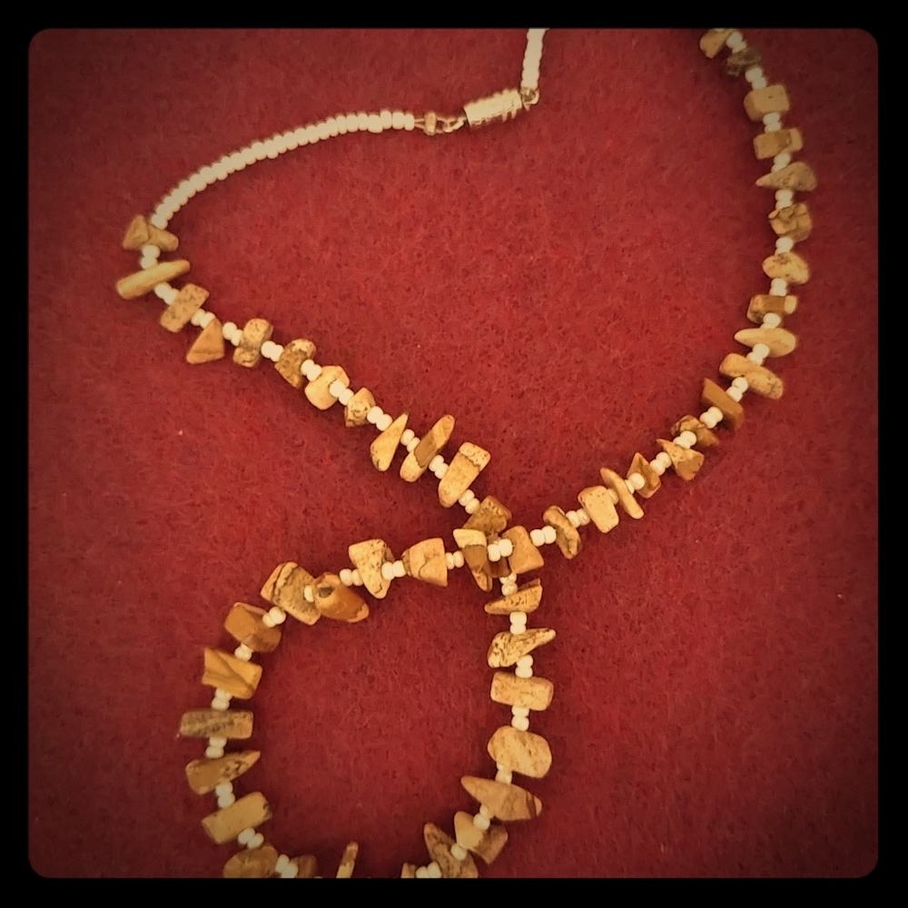 Picture Jasper necklace~Handmade